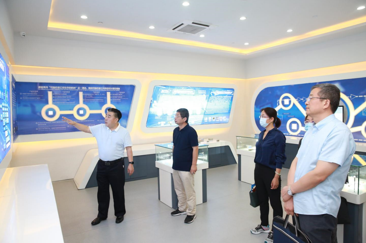 陕西省工信厅李昭利巡视员带队来我司旅行调研_众赢国际版
